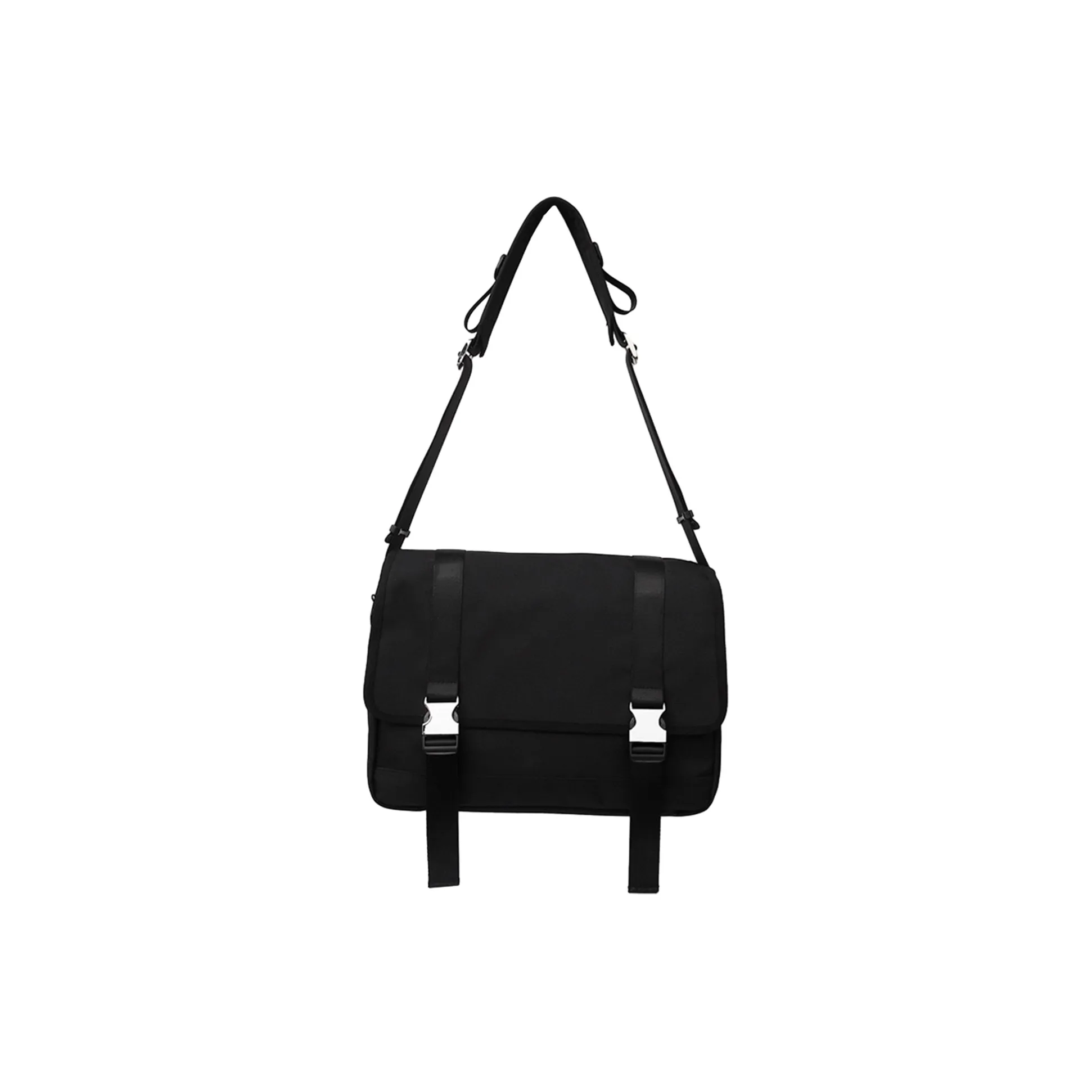 Slazenger Oxford Messenger Bag, Shoulder Bag, Crossbody Bag Regular Unisex Black