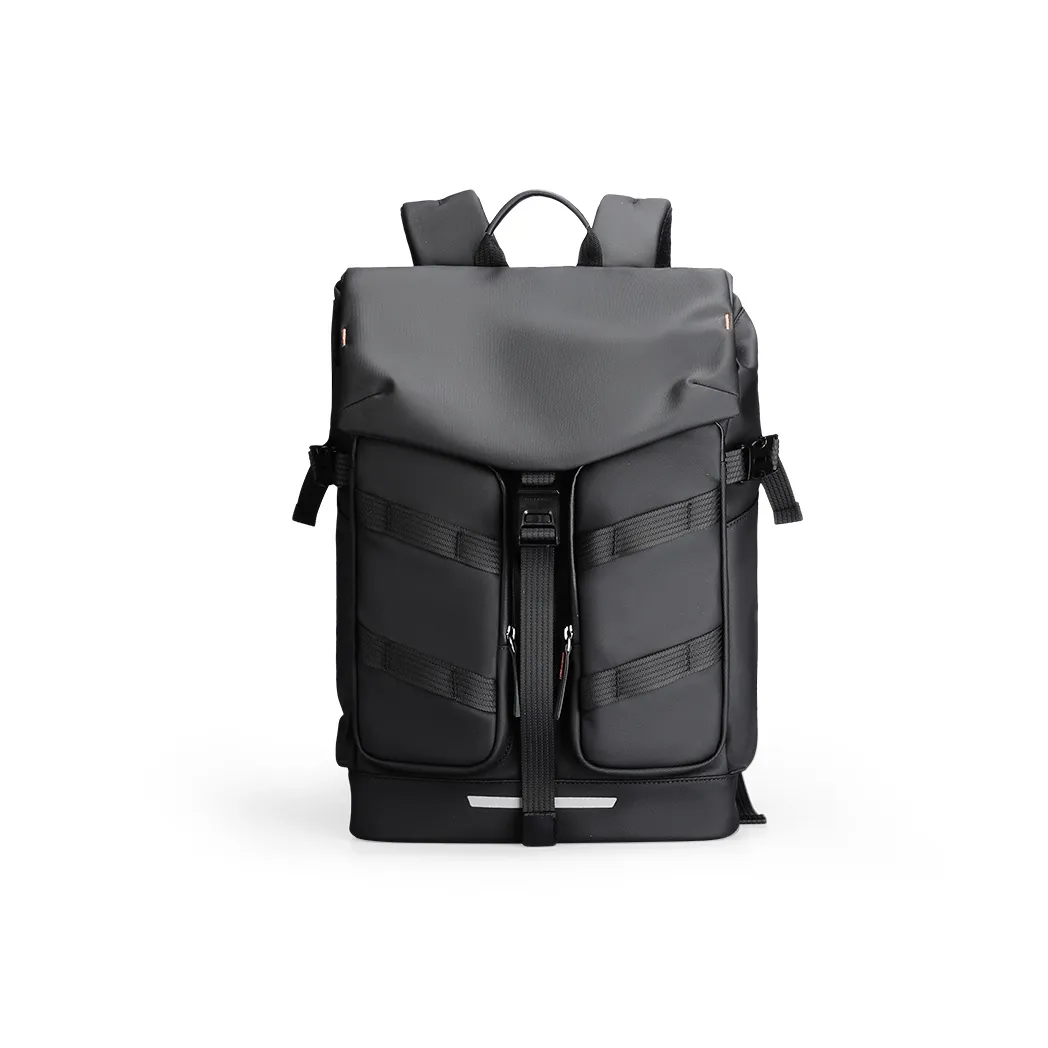 MARK RYDEN Оксфорд Большая емкость Путешествие Индивидуальный Модный Двойной Плечевой Рюкзак Стандартный Мужской Элегантный Черный