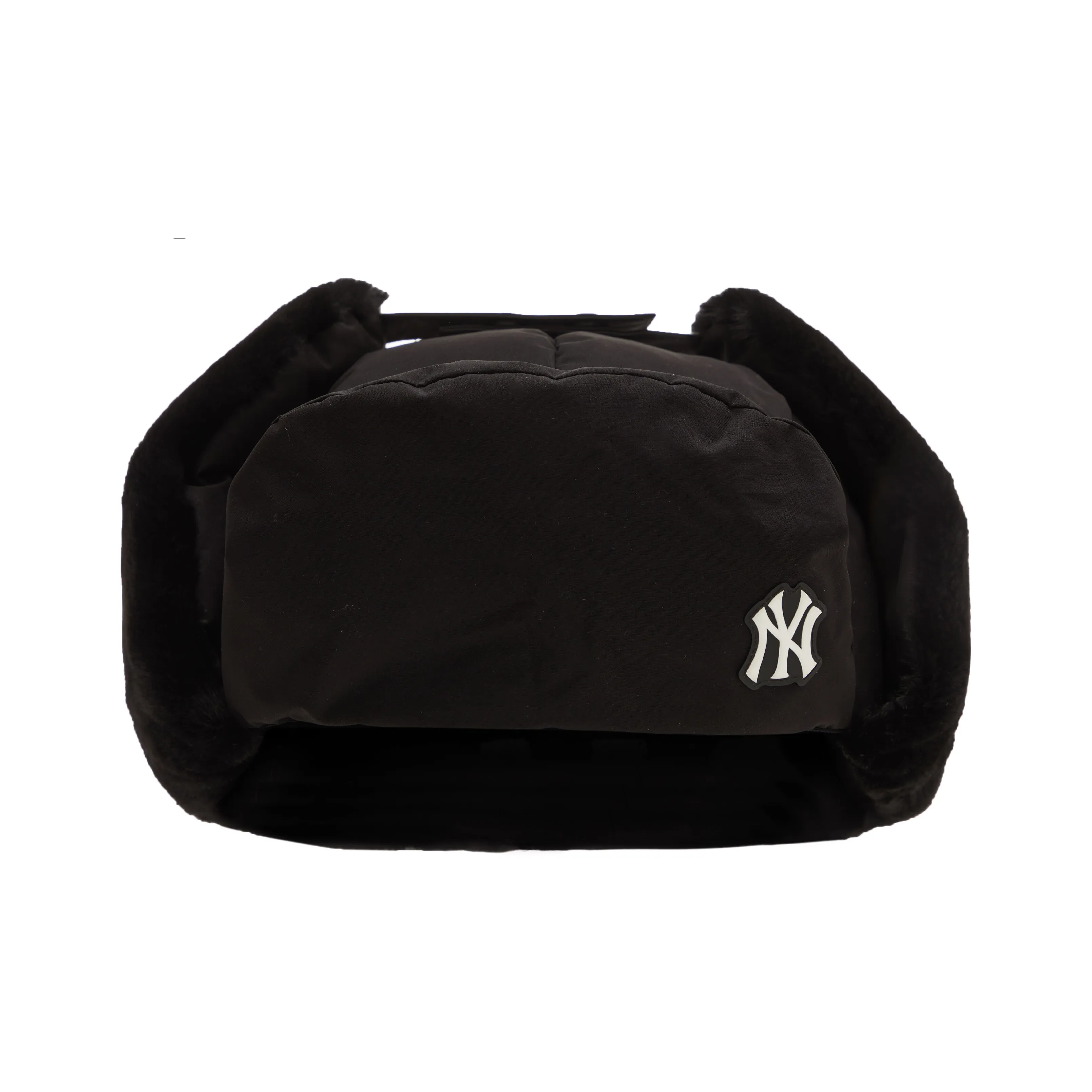 MLB New York Yankees Polyester Trapper Hat Earflap Hat Unisex Black