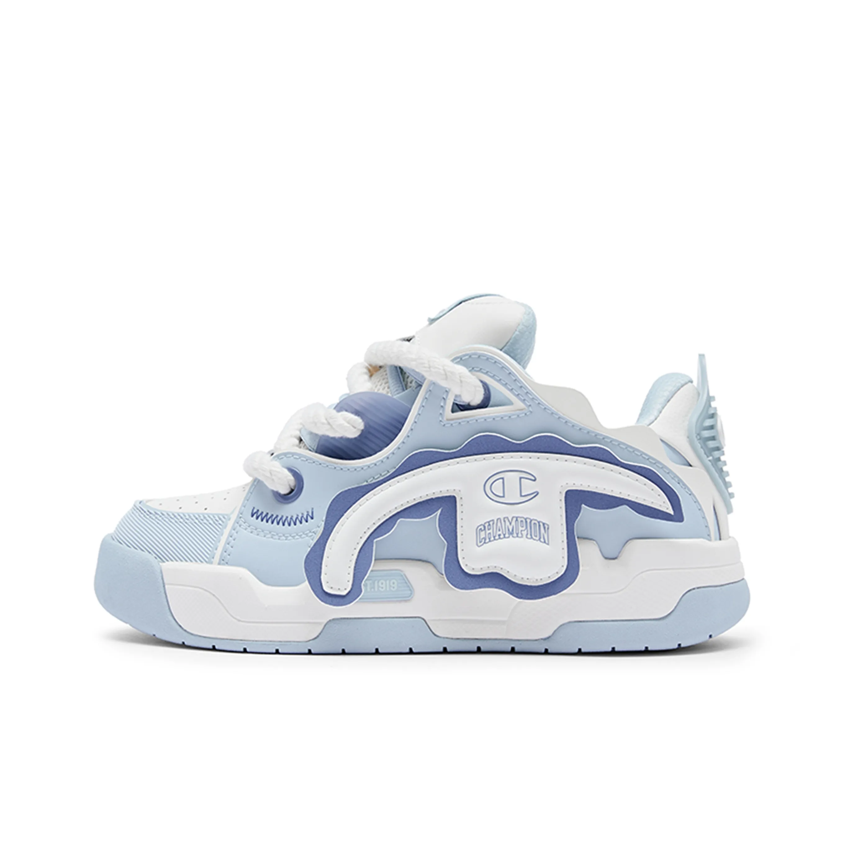 Champion TronSkateV1 Low Top Skateboard Toggs Shoes Women's Light Blue
