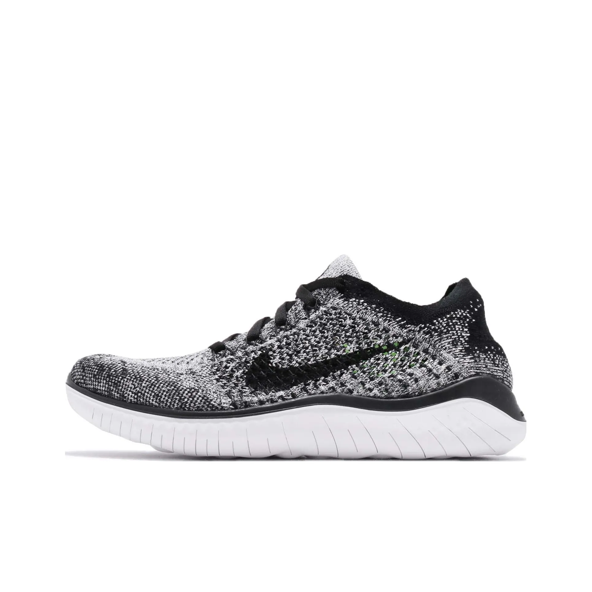 nike bedding Free Rn Flyknit 2018 Oreo Women's
