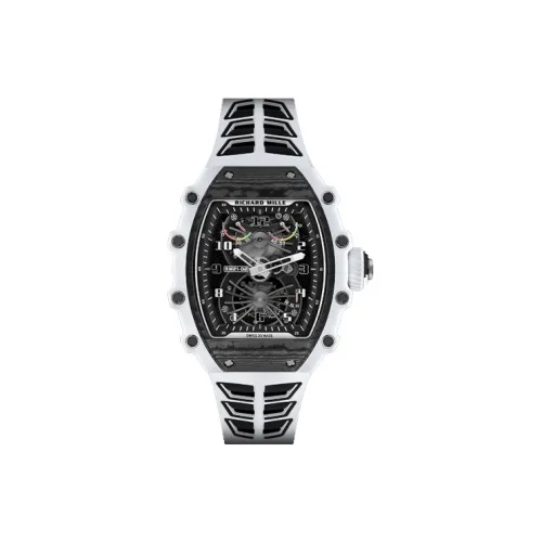RICHARD MILLE Ручной Механический Движение Мужские Часы 50,12мм*42,68мм Черный