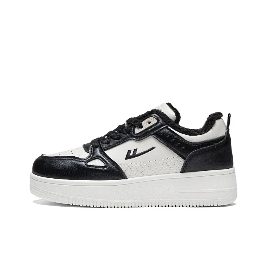 Warrior Утолщенный и с флисовой подкладкой тонкий хлопок обувь термический легкий низкий верх кроссовки для скейтбординга унисекс бежевый черный