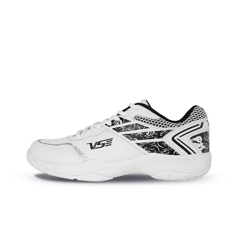 VS Awakening Lion Series Бадминтонная обувь Низкий топ Lion Pro Чисто белый цвет Унисекс