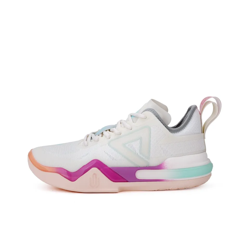 PEAK Wiggins AW1 Basketball Shoes Men's Low Top Pink Purple