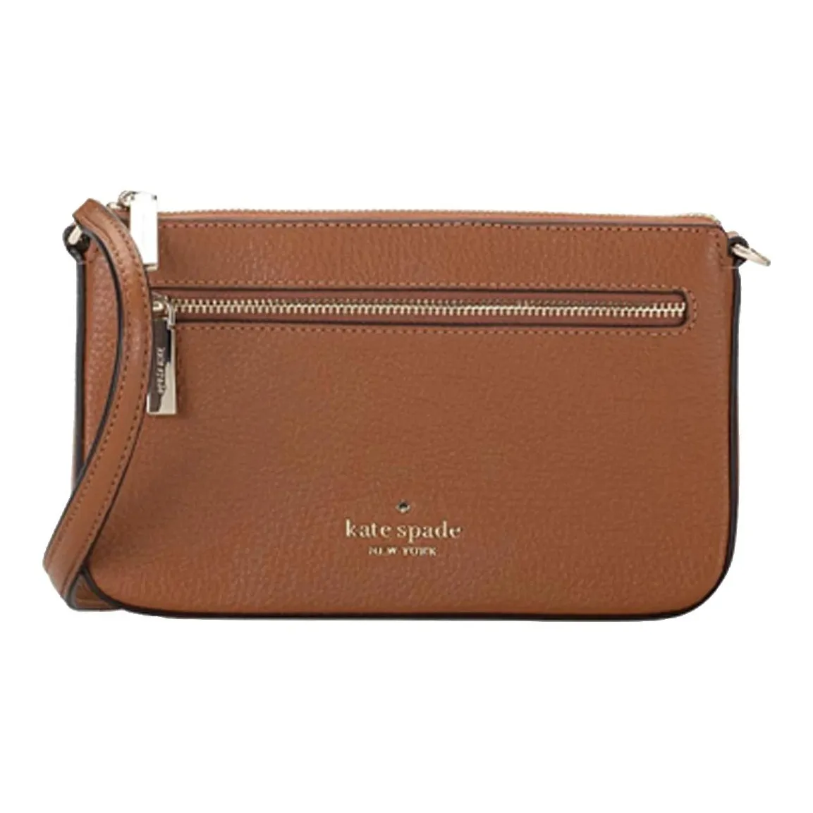 Kate Spade Leila Leather Wrist Bag Handbag Women's Gingerbread