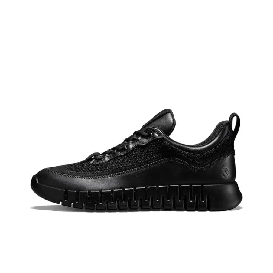 Ecco Smart Series Slip Resistant Water Resistant Low Top Casual Shoes Men's Black