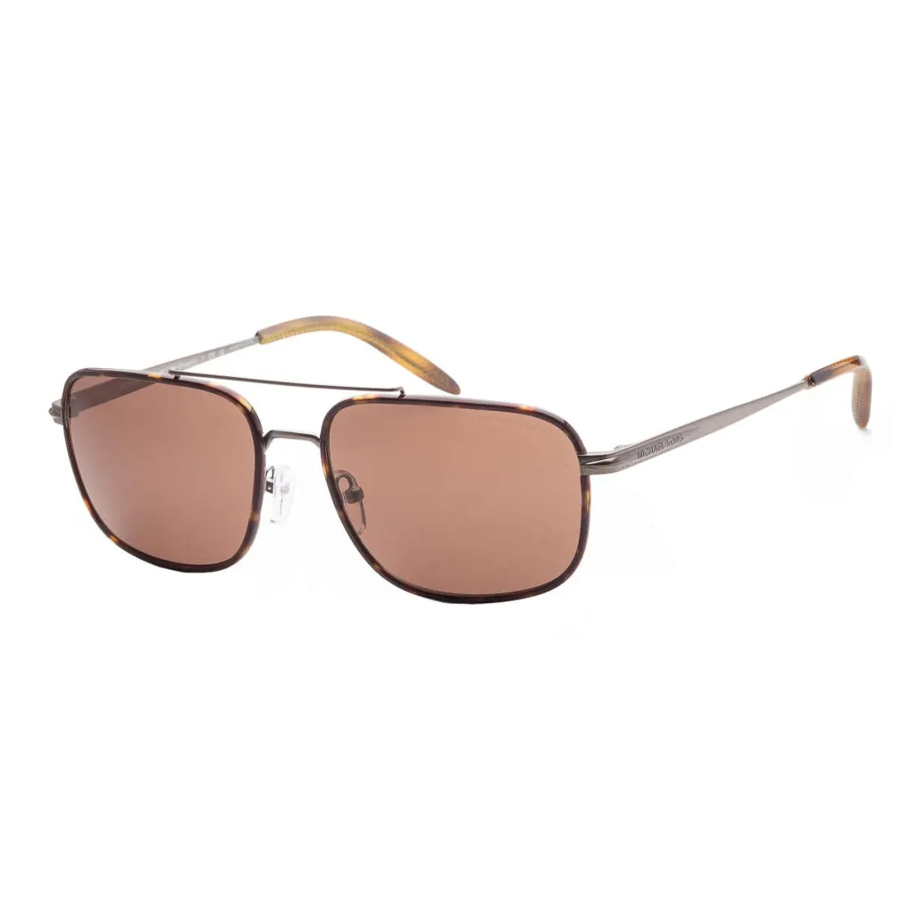 MICHAEL KORS Metal Aviator Sunglasses Men's Tortoiseshell