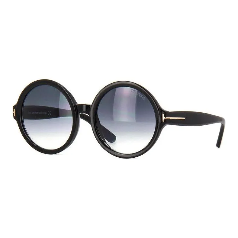 TOM FORD Oval Sunglasses Women's Black