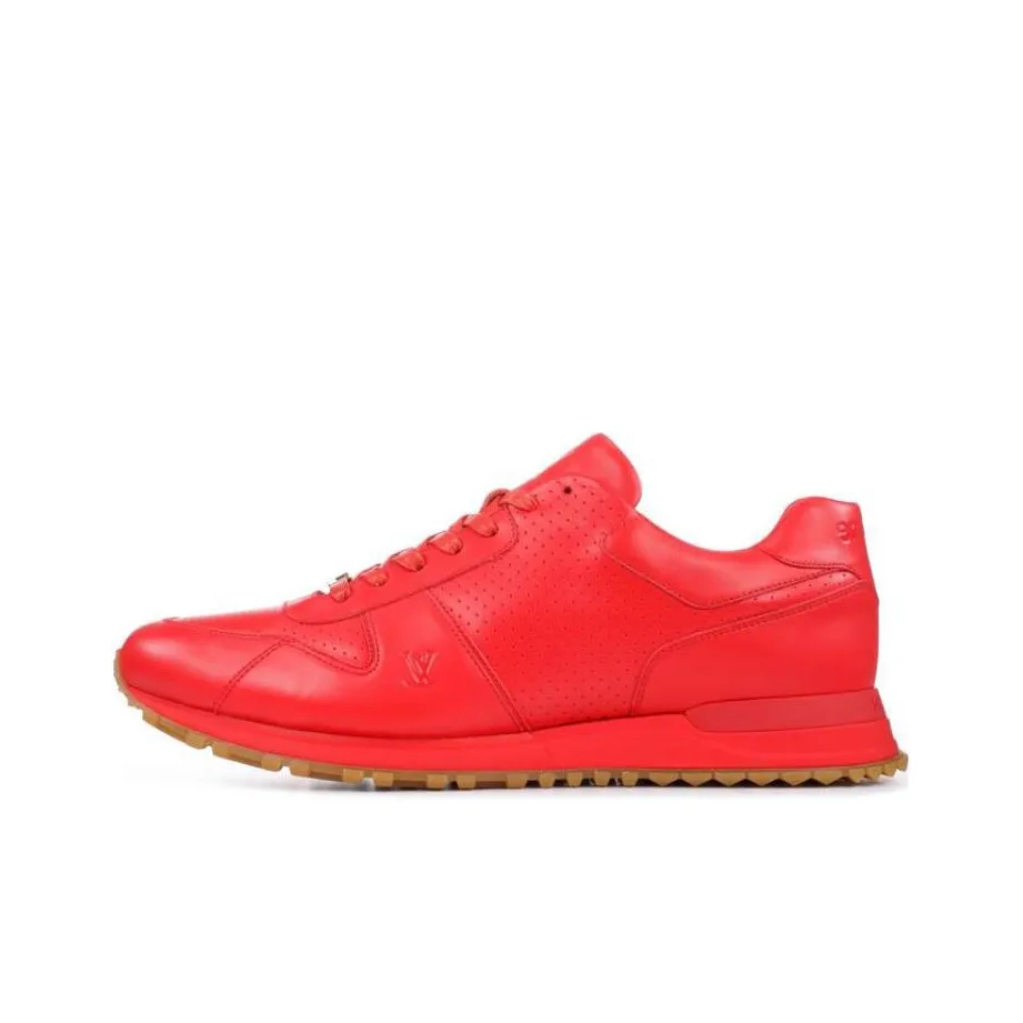 Supreme x LOUIS VUITTON Run Away Low Top Casual Shoes Men
s Red