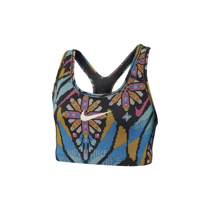 Nike Ftr Fem Bra Sports Underwear Women's Rainbow