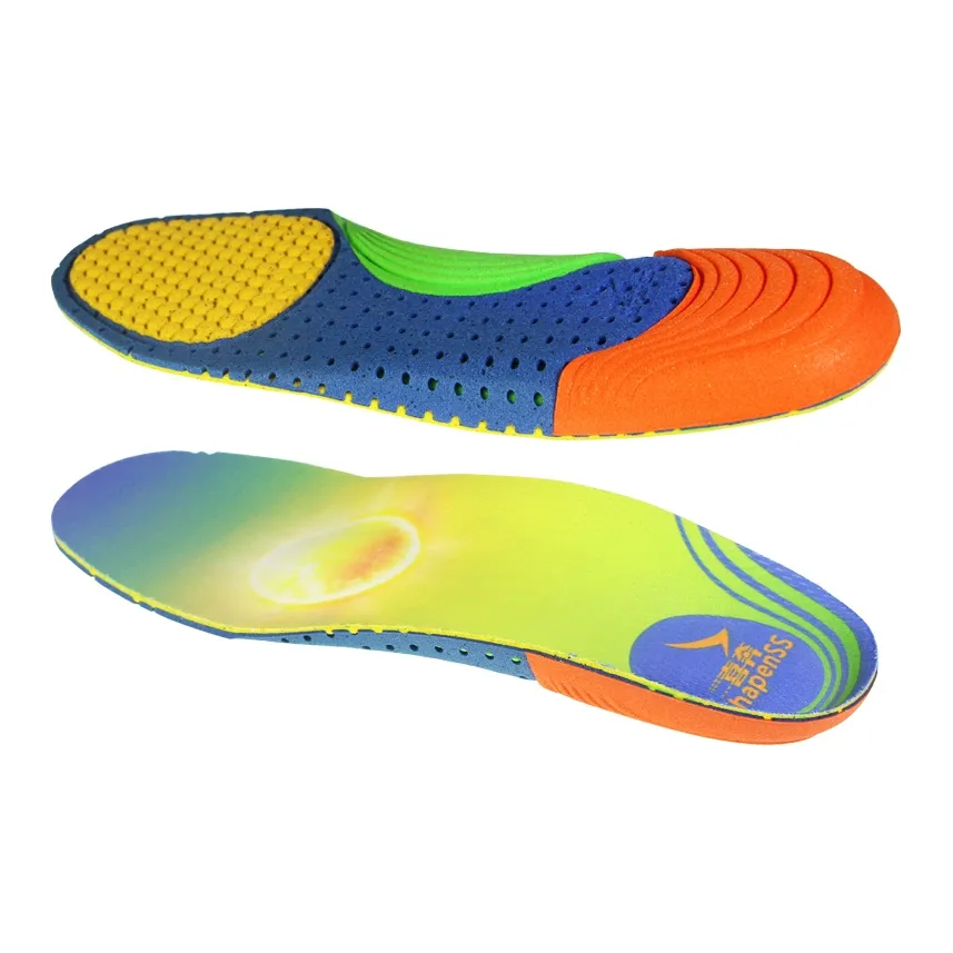 HAPENSS Soft Moisture Wicking Breathable Odor Resistant Comfortable Antibacterial Healthy Insoles Men's