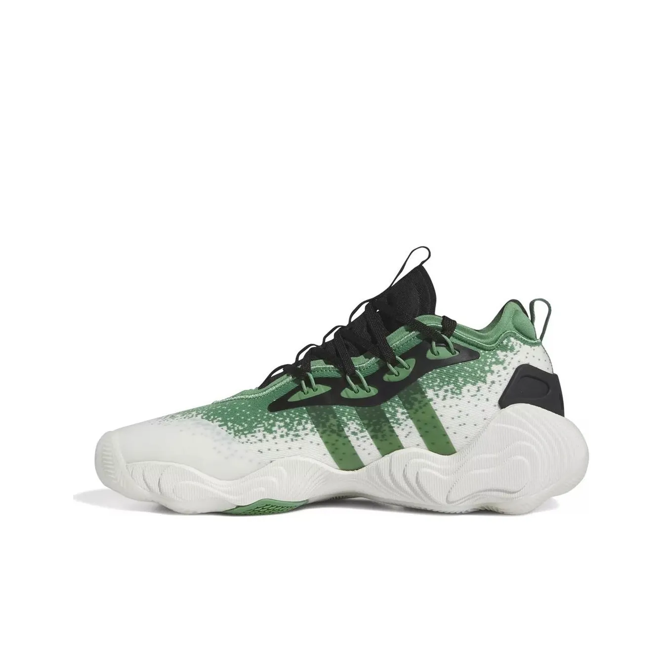 Adidas Trae Young 3,0 Устойчивые к истиранию Низкие Баскетбольные Кроссовки Мужские Зеленые Белые