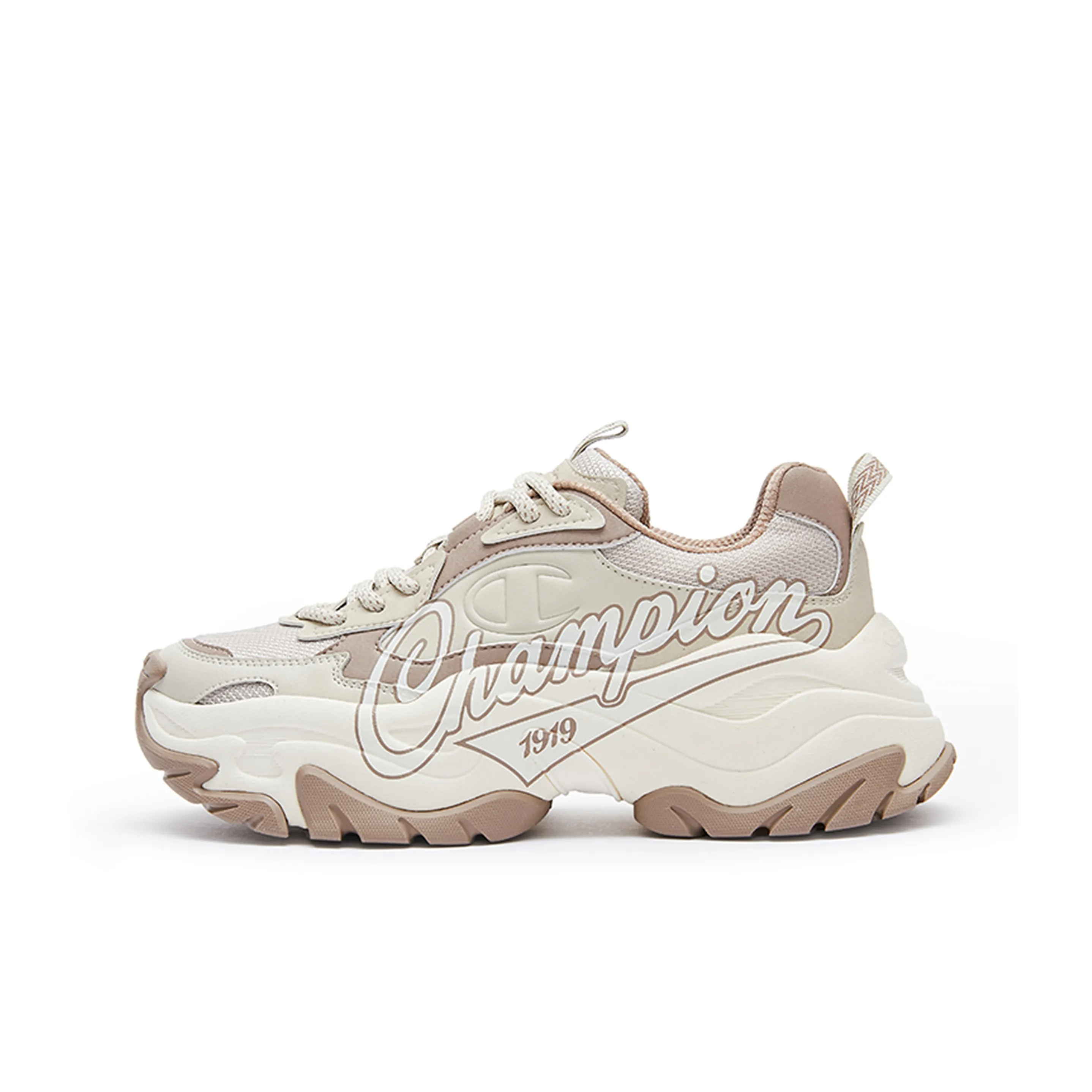 Champion Low Top Chunky Sneakers Women's Khaki