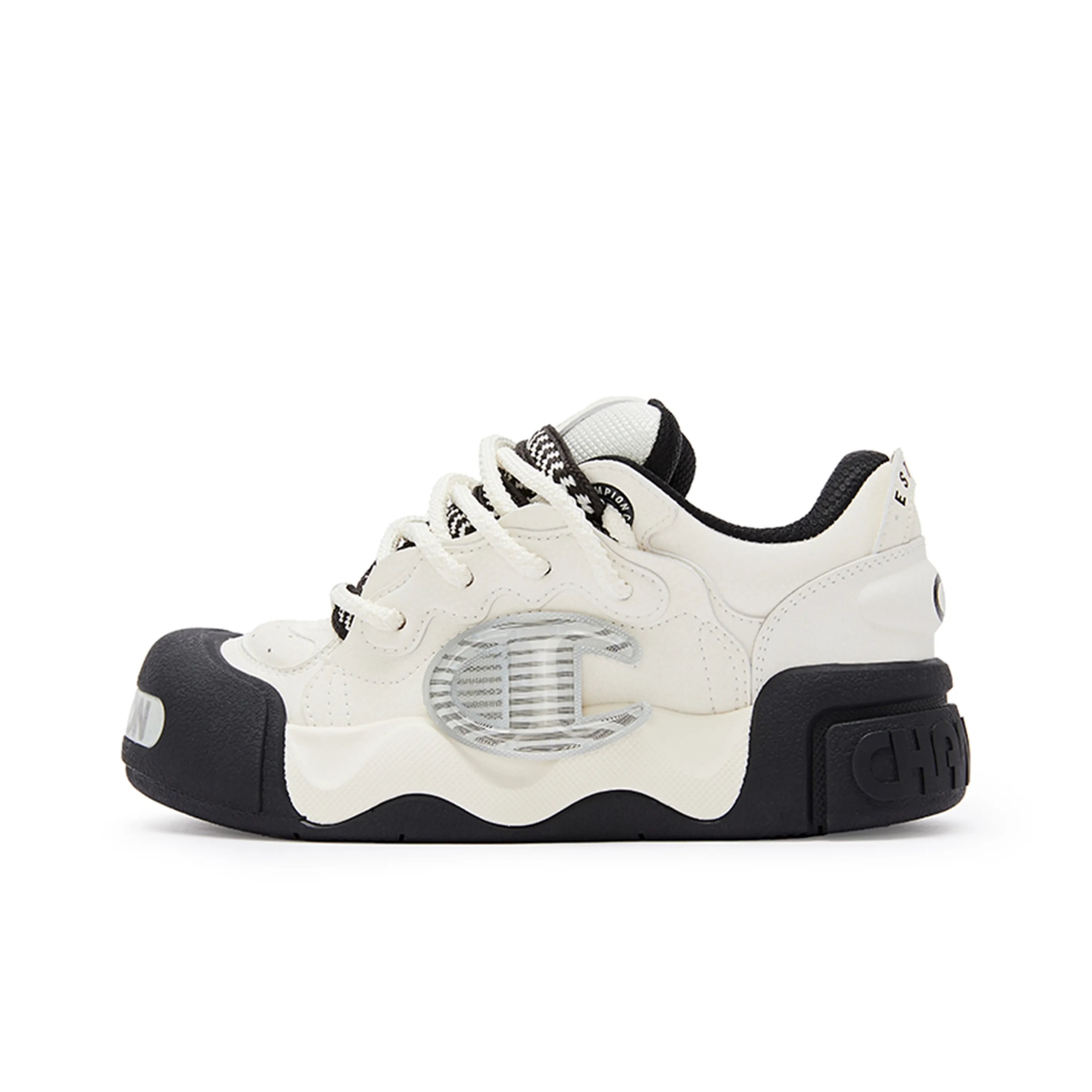 Champion Low Top Skateboard Shoes Women's Black White