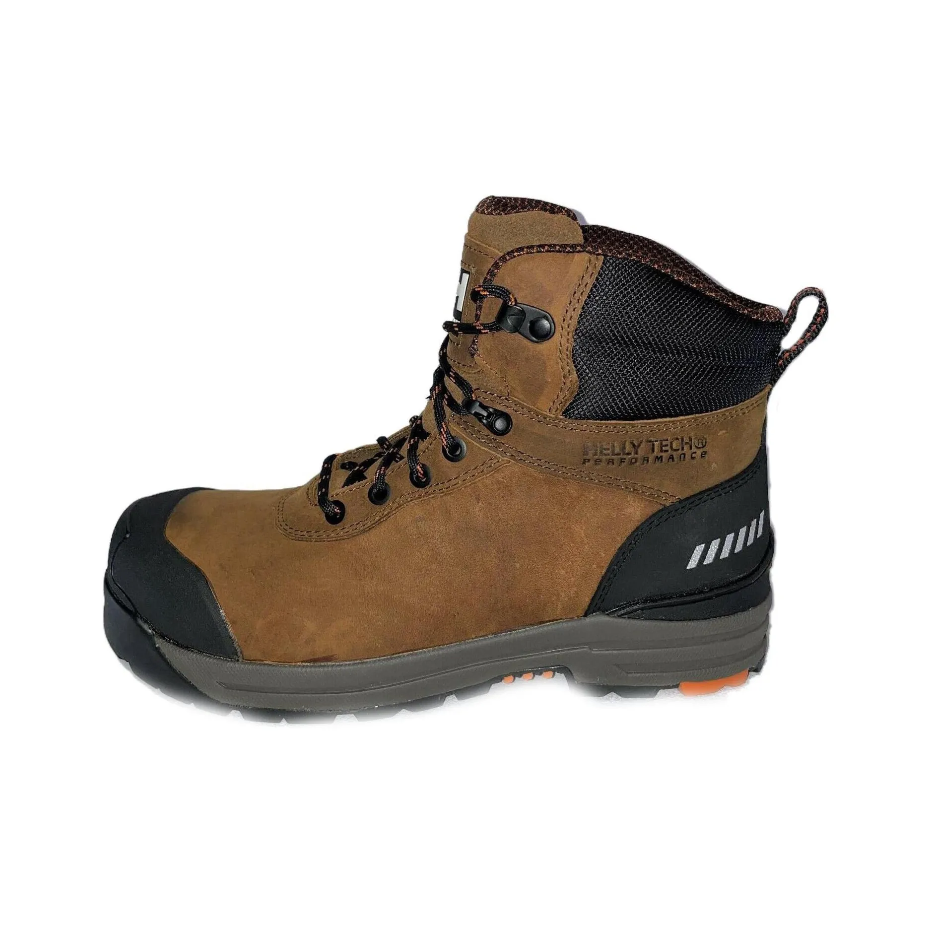 HELLY HANSEN LEHIGH 6 Thermal Abrasion Resistant Short Mid Calf Outdoor Boots Men's Brown