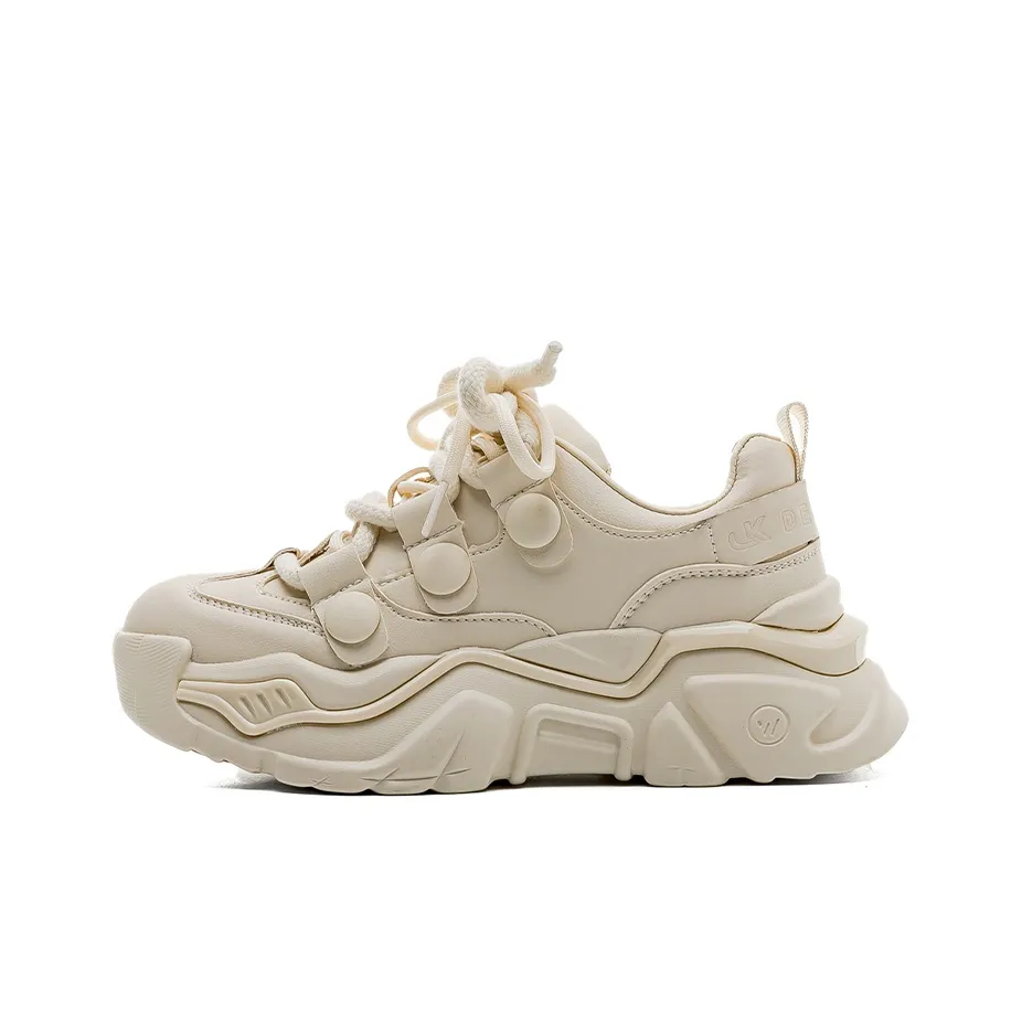 La Chapelle визуально увеличивает рост Легкий Низкий Топ Толстая подошва Кроссовки Женские