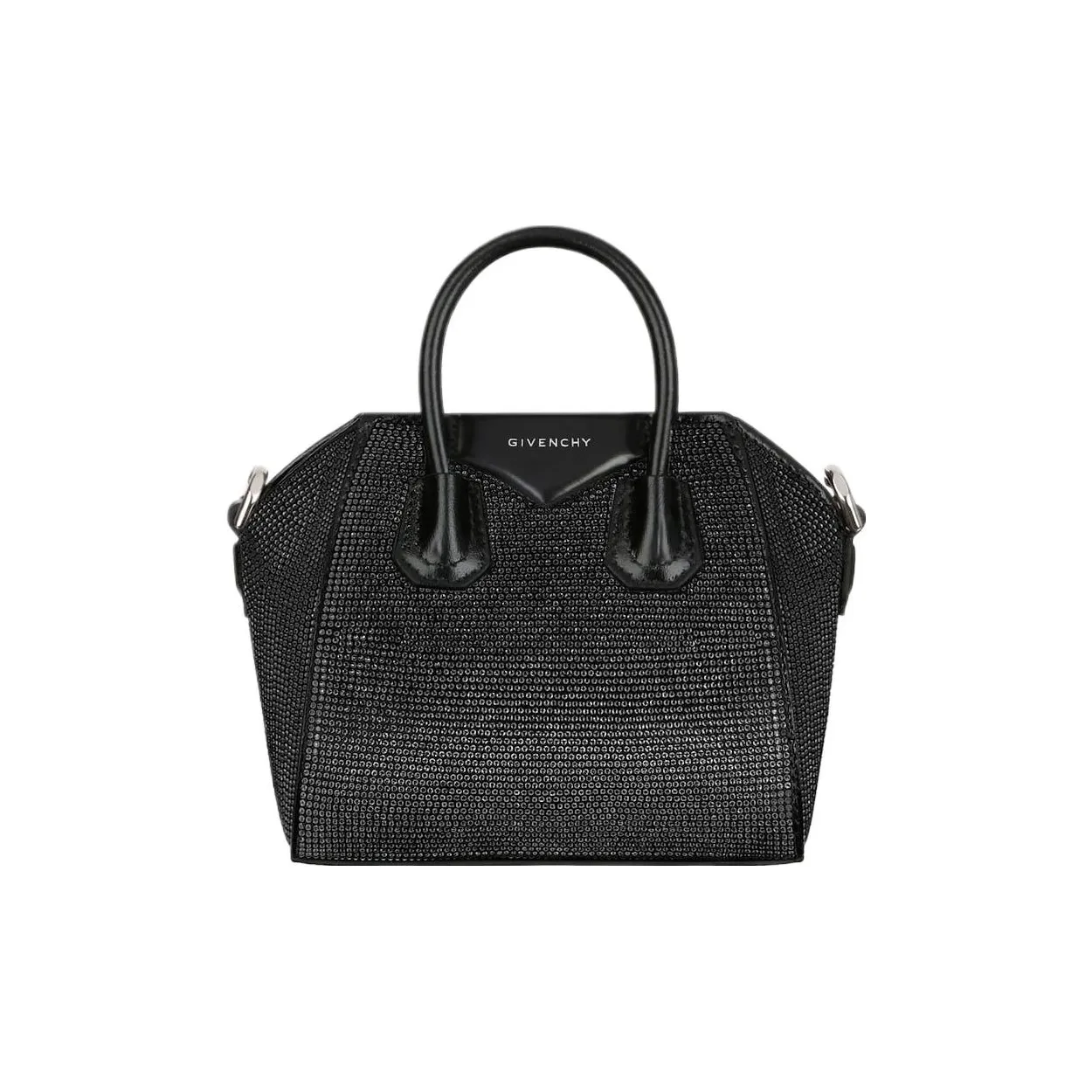 Givenchy Antigona Viscose Shoulder Bag Crossbody Bag Handbag Extra Mini Women's Black