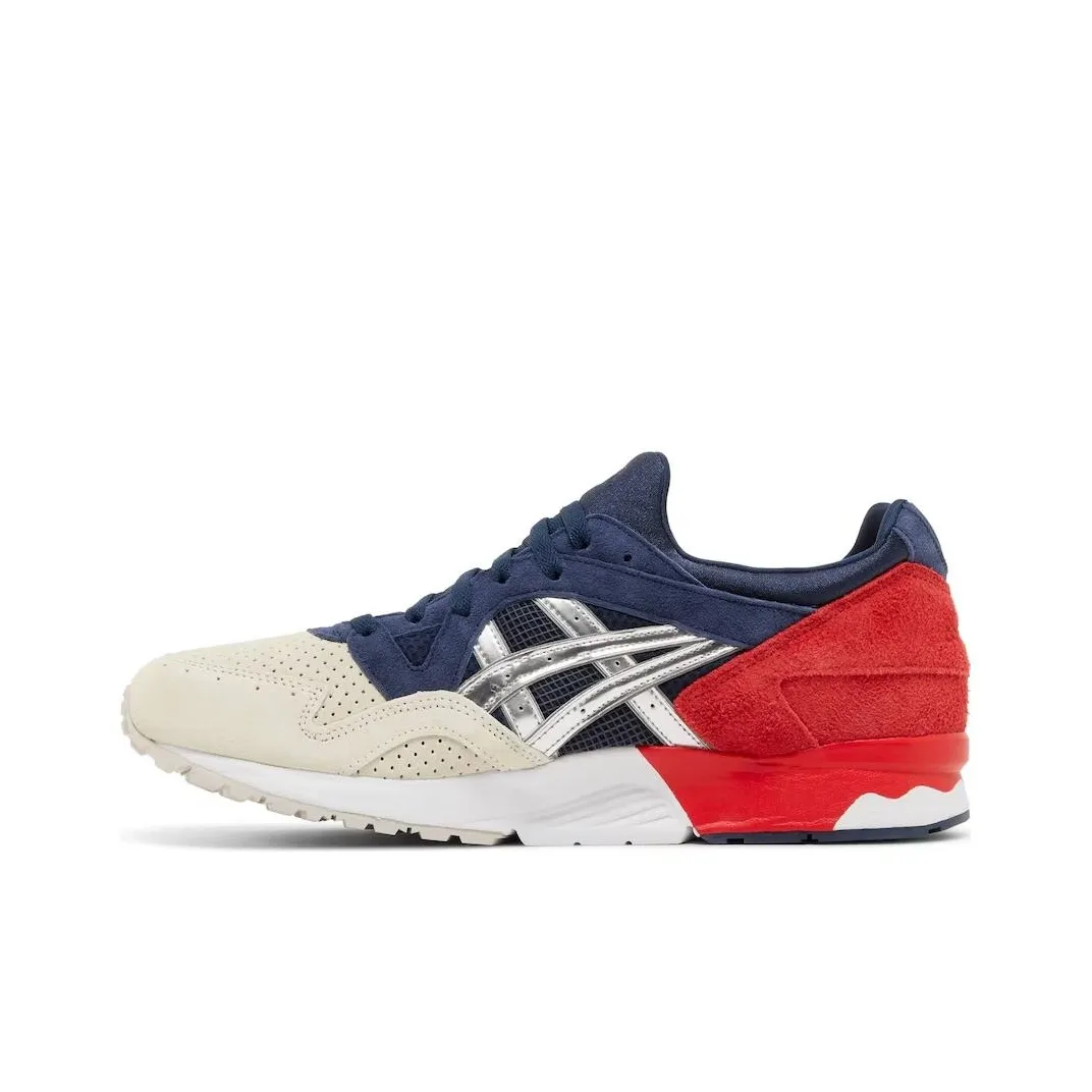 Concepts x Asics Gel Lyte 5 Амортизация Устойчивость к истиранию Легкий Низкий Топ Беговые кроссовки Мужские Белый Красный Синий