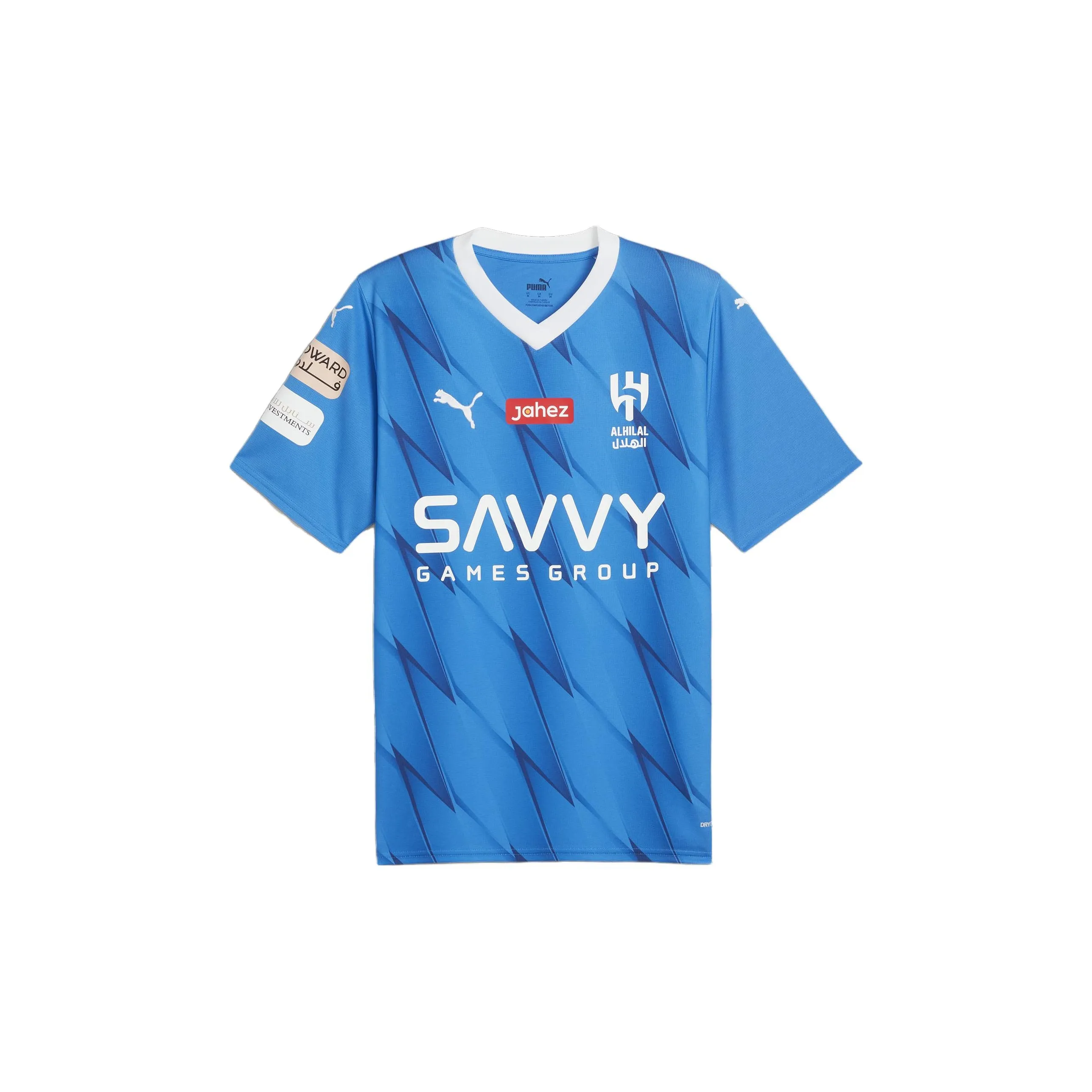 PUMA Al Hilal Men's Football Home Neymar Jr Replica Jersey Soccer Jerseys Men's Ignite Blue
