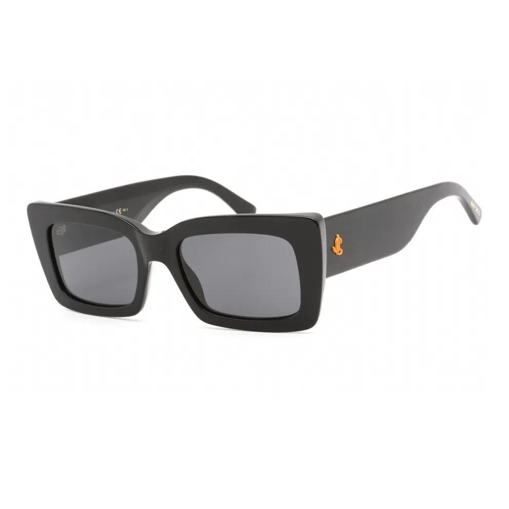Jimmy Choo Plastic Rectangular Sunglasses Women's Black