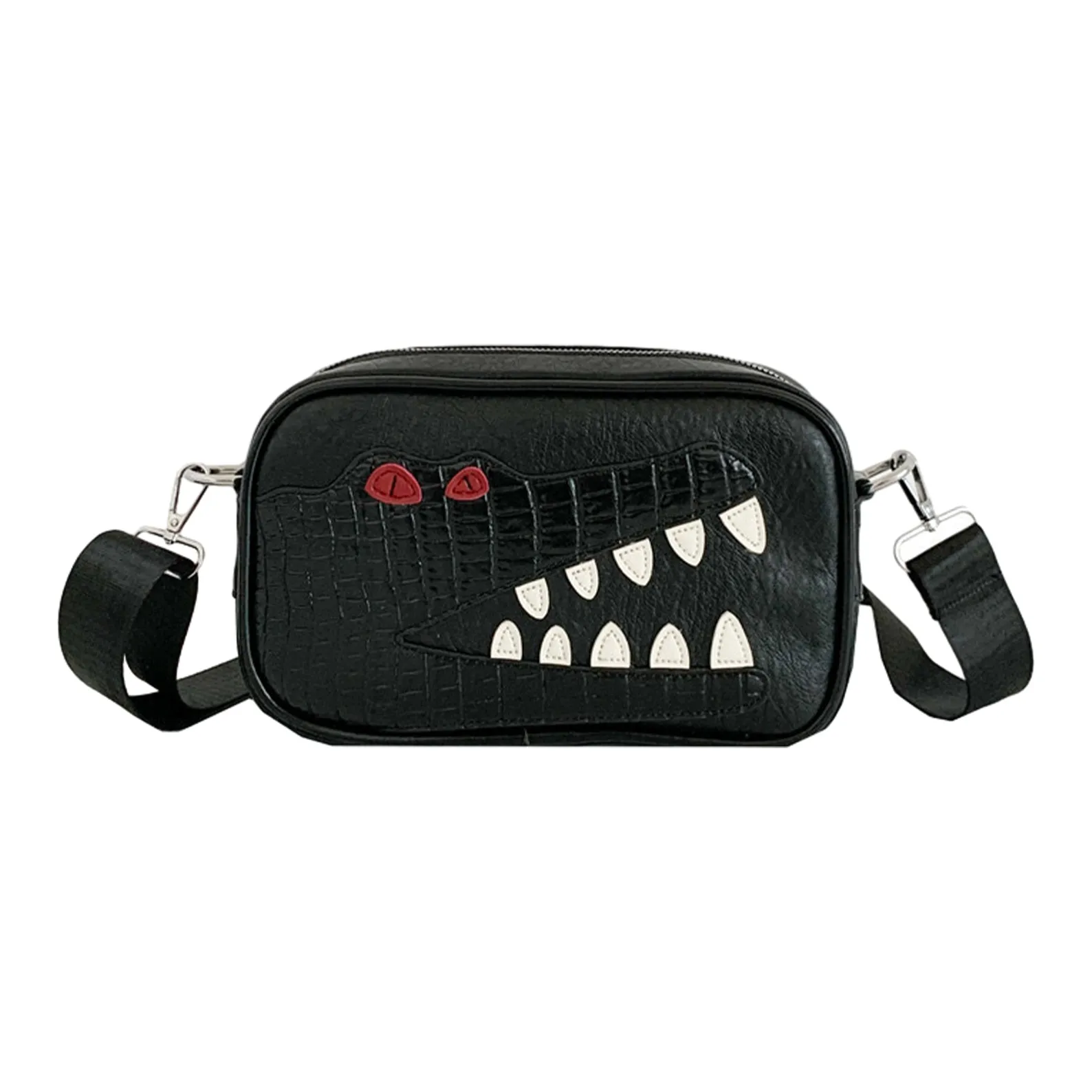 Slazenger PU Fanny Pack Camera Bag Sling Bag Crossbody Bag Shoulder Bag Regular Unisex Black/Brown