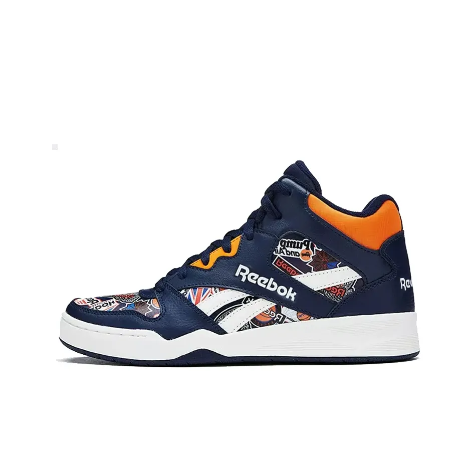 Reebok Royal BB4500 Hi2 'Navy Blue Orange'