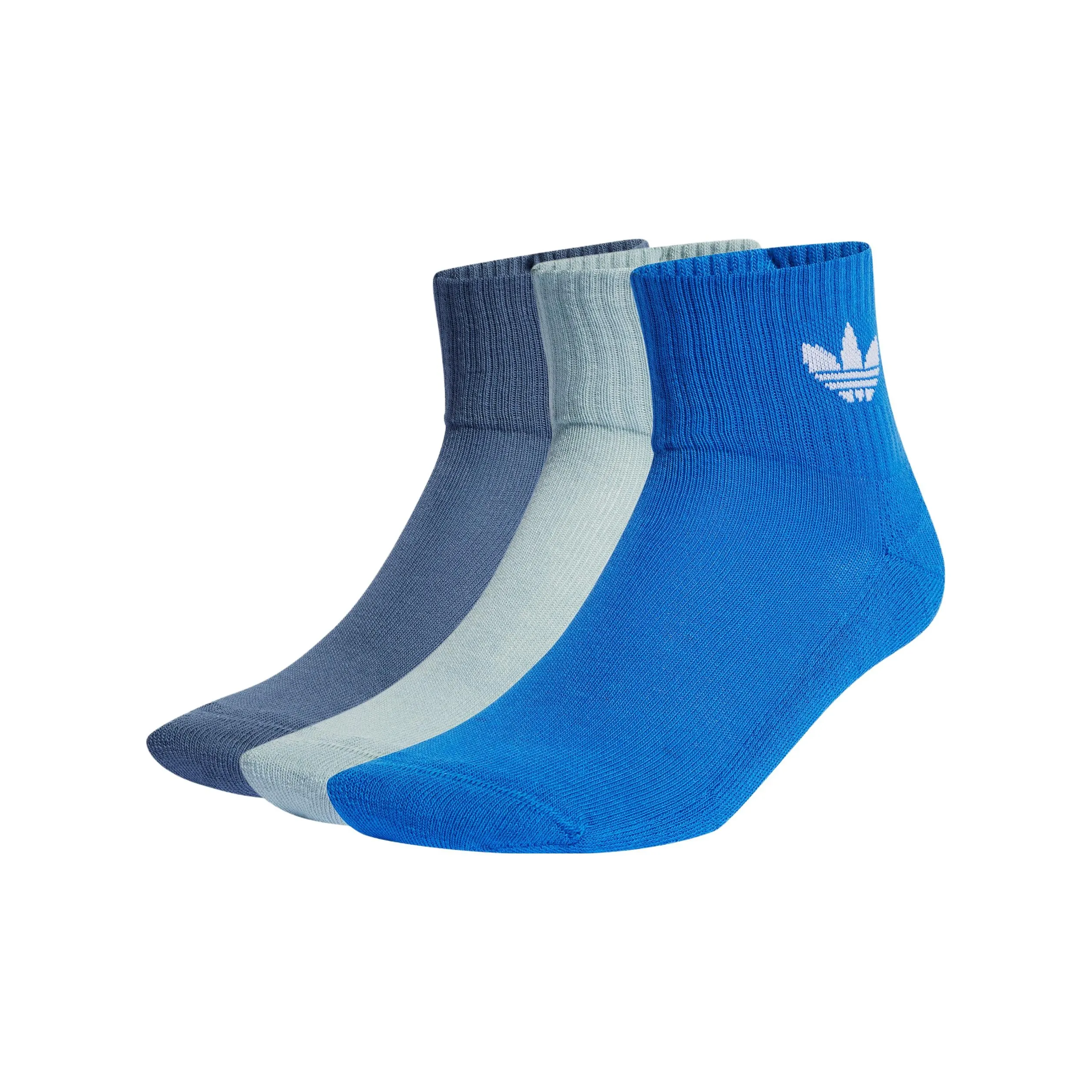 Adidas Originals Adicolor Mid Cut Crew Носки 3 SOCKS PAIRS Ankle Носки Унисекс 3 упаковки