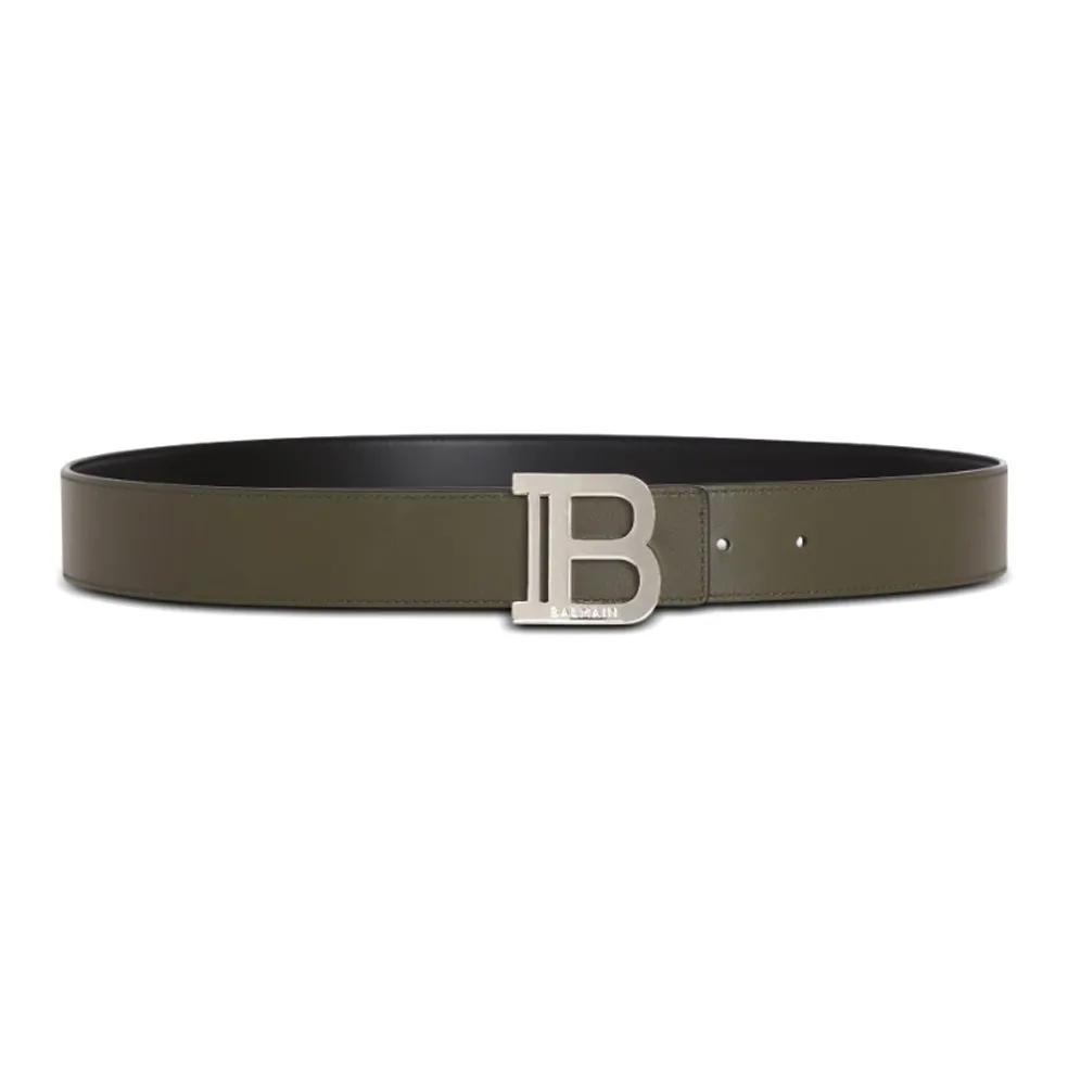 BALMAIN B Buckle Reversible Belt