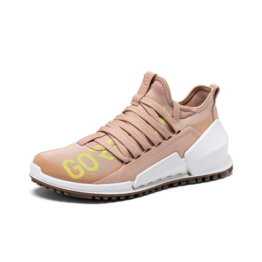 Ecco Striding 2.0 Series Wear resistant And Lightweight Low Top Casual Shoes Women's Pink