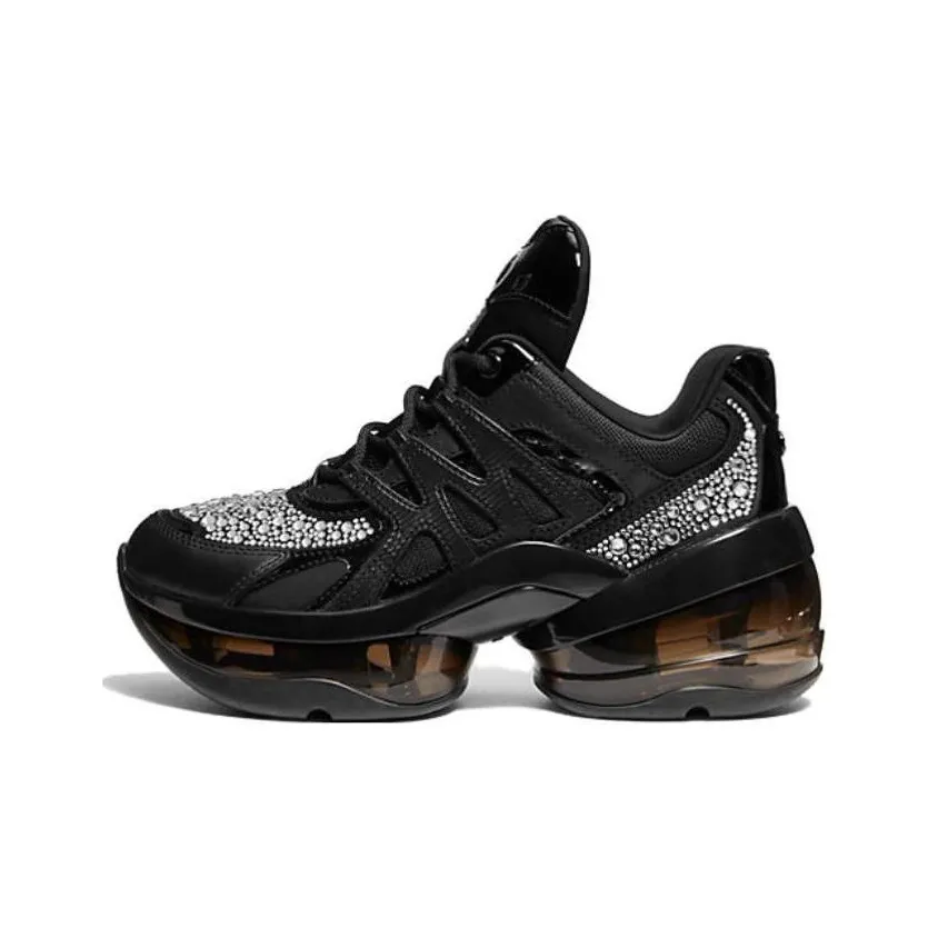 MICHAEL KORS Olympia Low Top Casual Shoes Women's Black