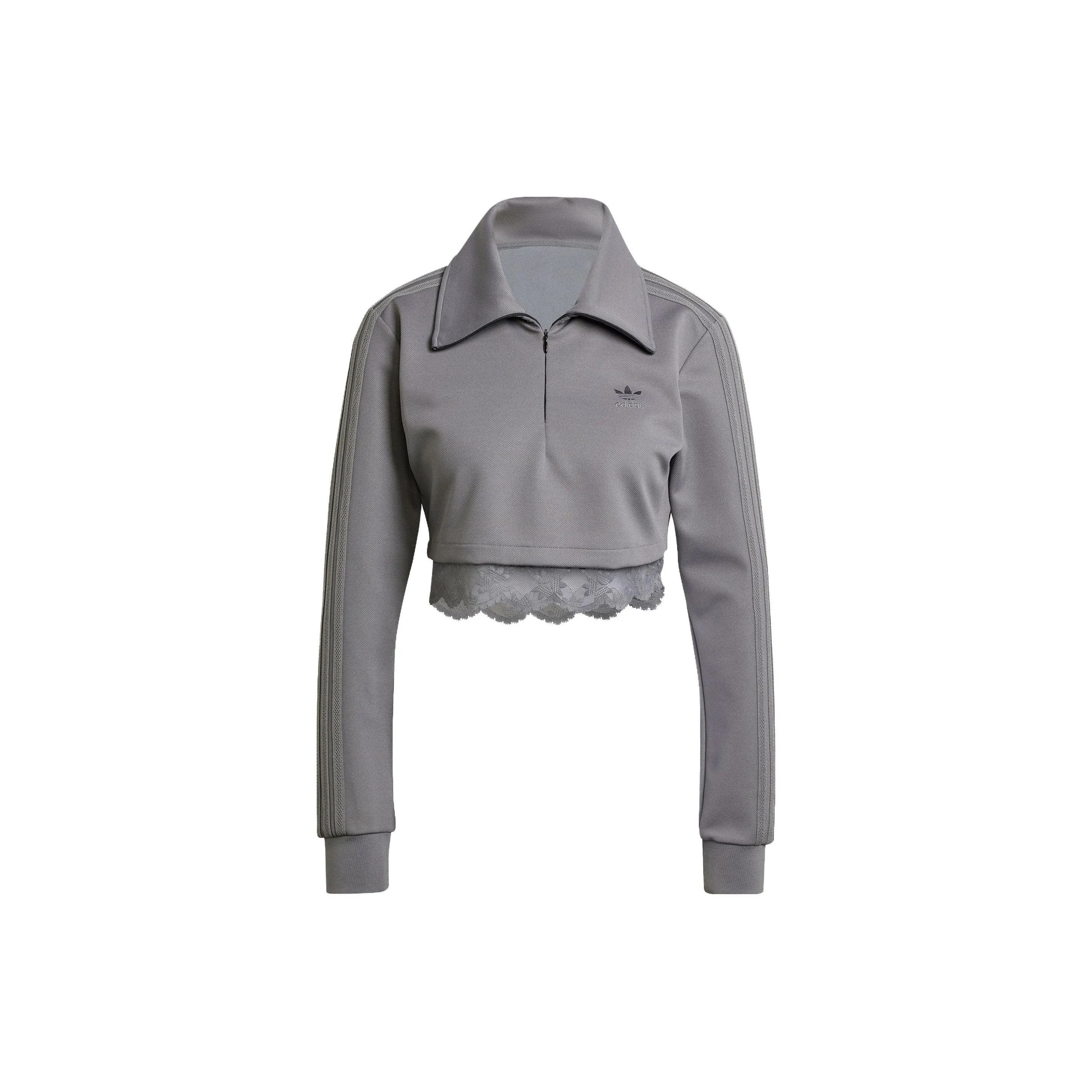 Adidas Originals Gray Series TRACK TOP Толстовка Женская Серого цвета