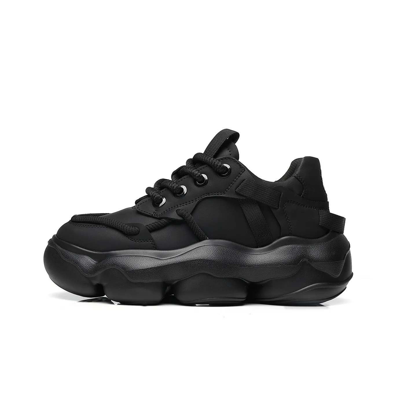 15 MINS Low-Top Chunky Sneakers Men's Black