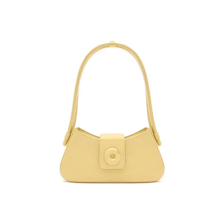 manu atelier brown leather shoulder bag