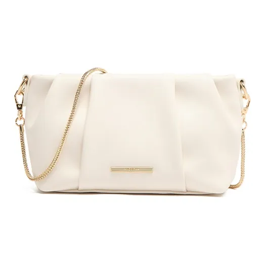 MICOCAH PU Chain Bag Shoulder Bag Regular Women's White/Black/Blue