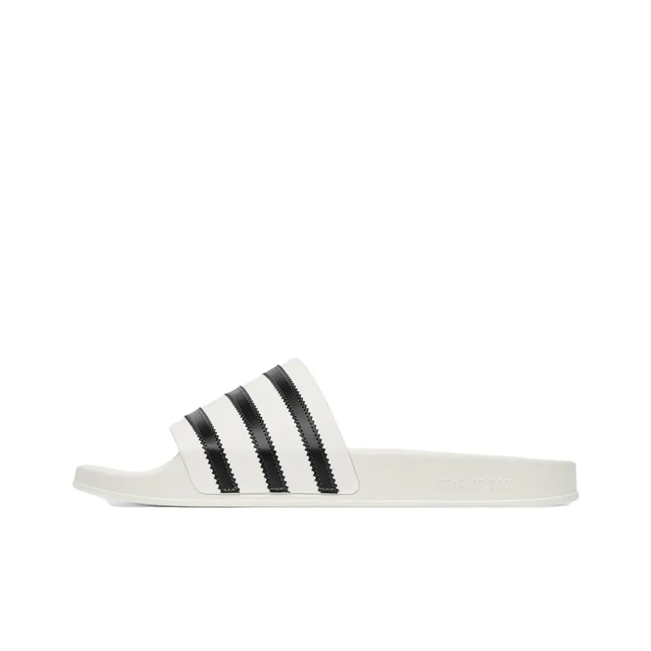 Adidas Fear Of God Athletics Adilette Cream White