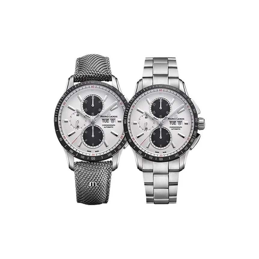 MAURICE LACROIX Automatic Mechanical Movement Men's Watches Watch White Dial