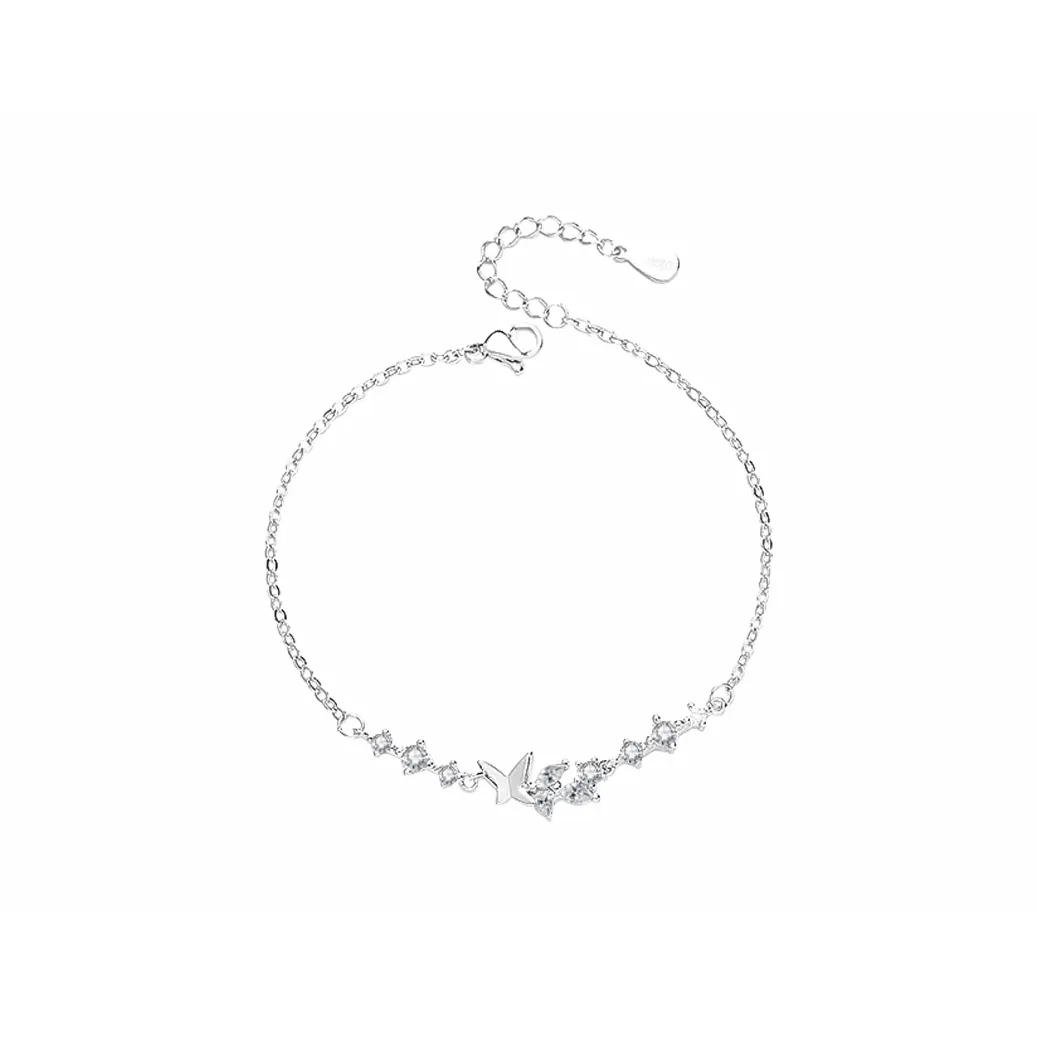 MUYAN Сплав Блестящий Бабочка Браслет Женский