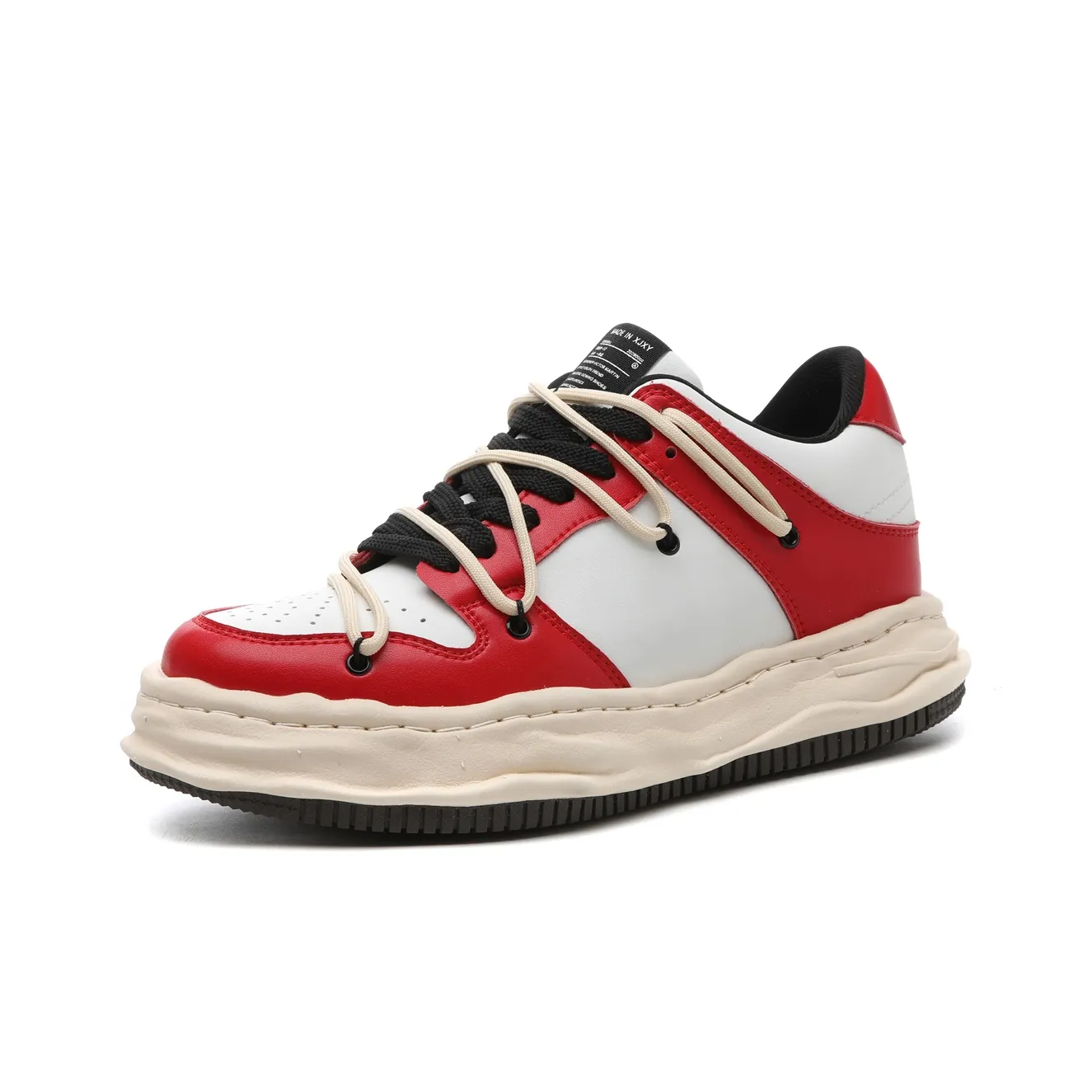 XJXY Casual Низкий Топ Красный Унисекс