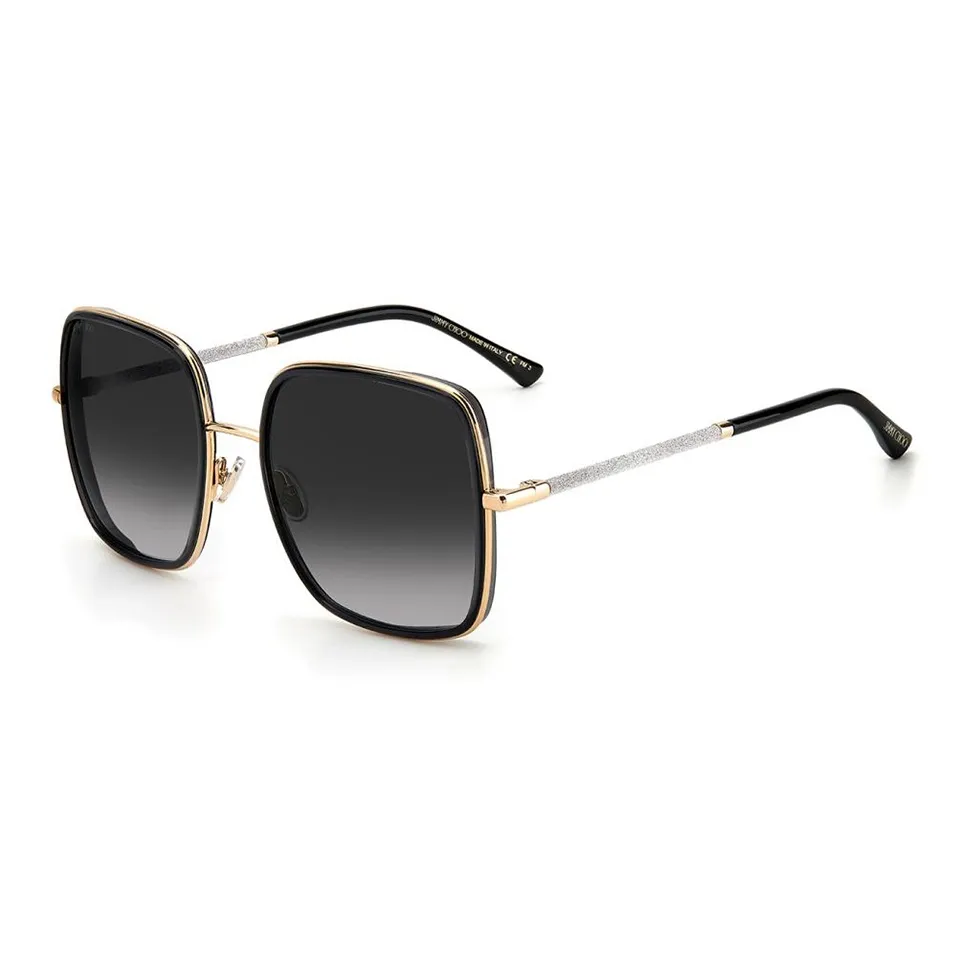 Jimmy Choo Metal Alloy Butterfly Sunglasses Women's Gold