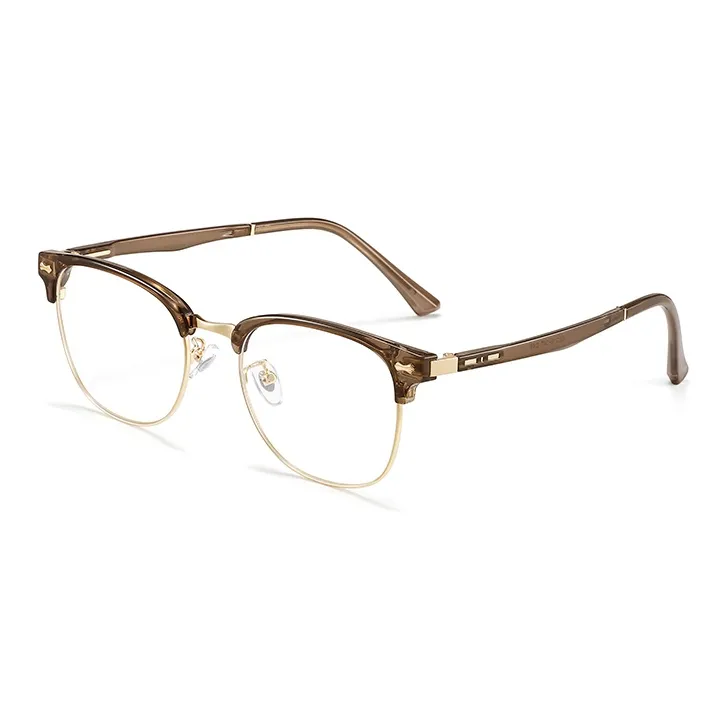 BERTHA Сплав TR90 Нержавеющая Сталь Оправа для Бровей Оправы для Очков Унисекс