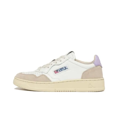 AUTRY Кроссовки для скейтбординга Low Top Бежевый Белый Фиолетовый Женские