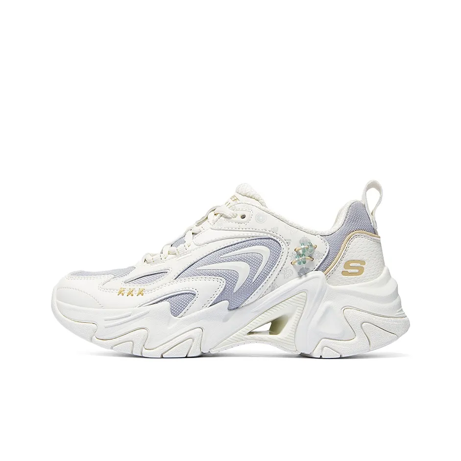 Skechers Stamina V3 Low Top Casual Shoes Women's White Purple