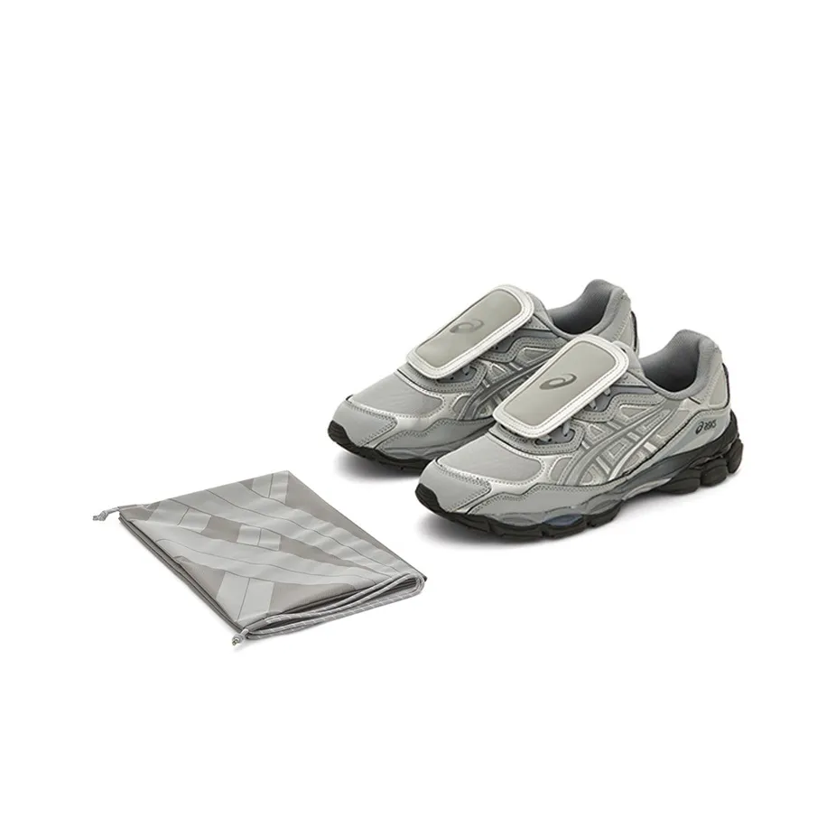 Asics GEL NYC Collection Liquid Walker Low Top Casual Shoes Unisex Tech Silver Grey