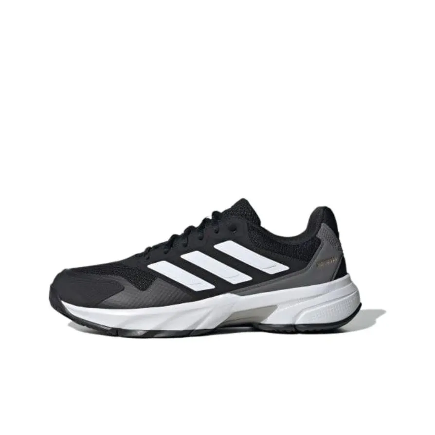 Adidas CourtJam Control 3 Tennis Shoes 'Black White'