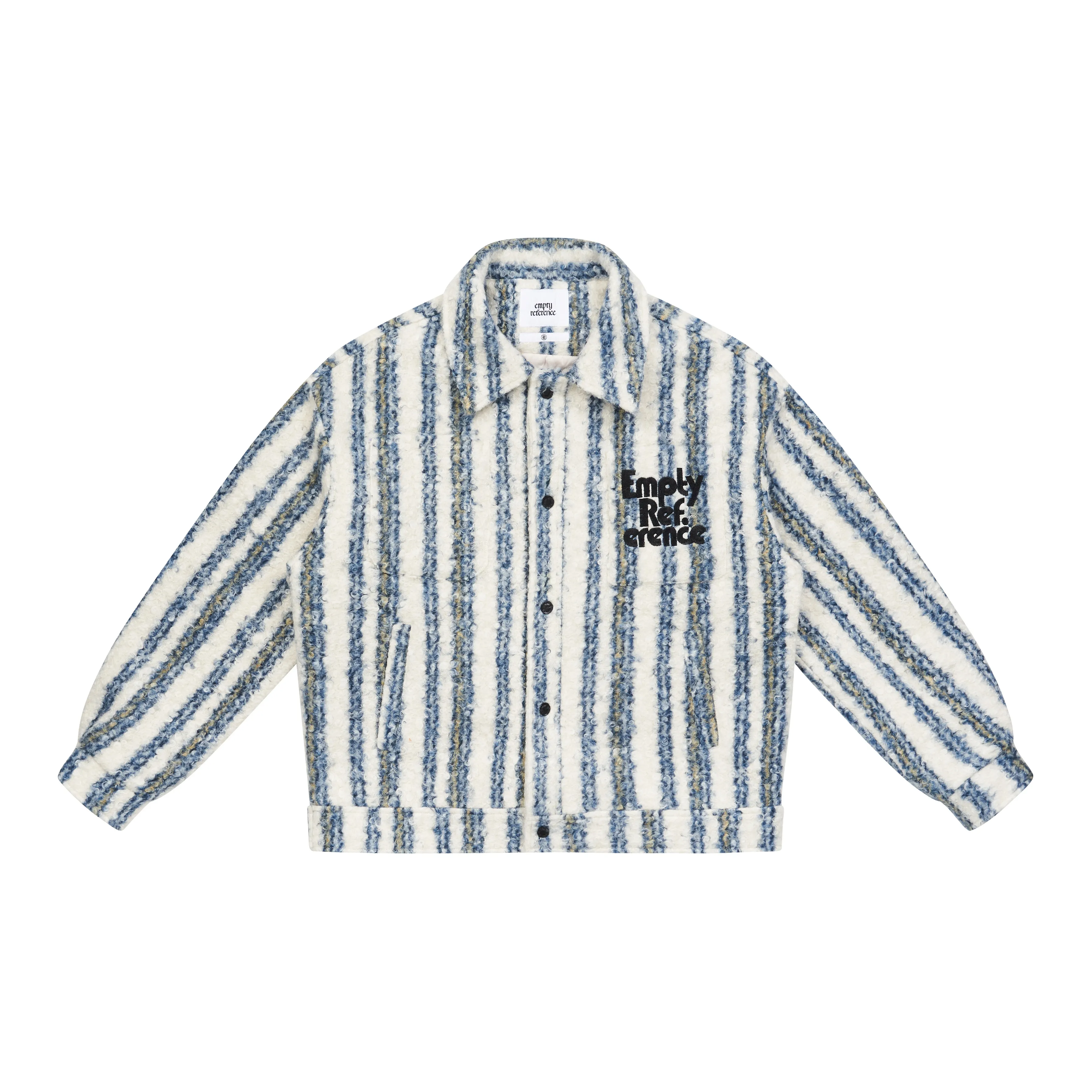 EMPTY REFERENCE Jacket Unisex Blue White
