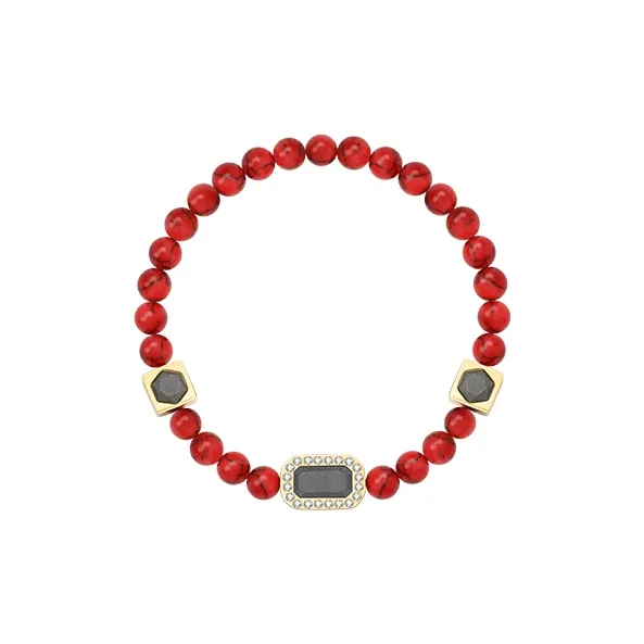 BABAMA Красный Бирюзовый Браслеты Унисекс