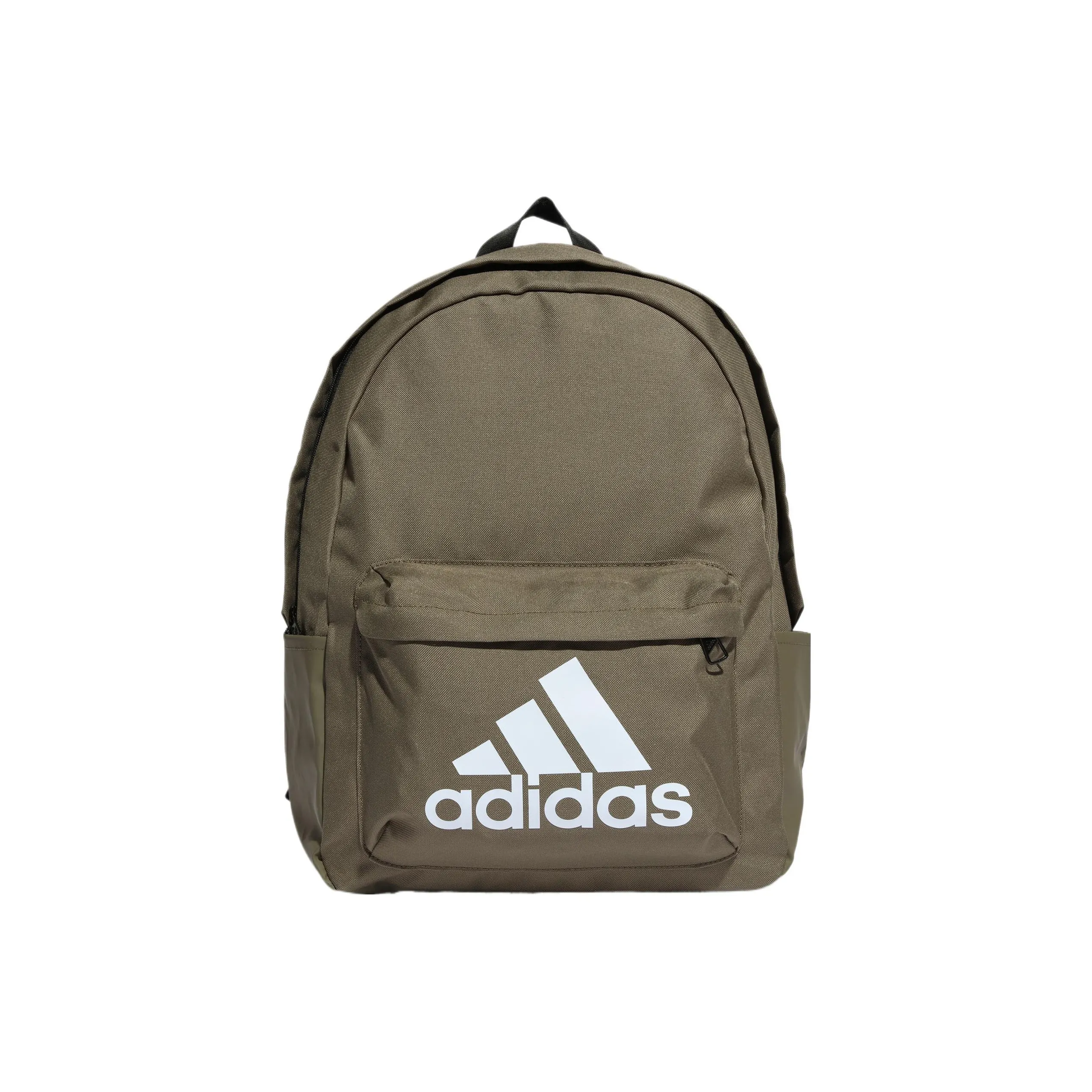Adidas Recycled Polyester Backpack Unisex Strata Olive Green & White
