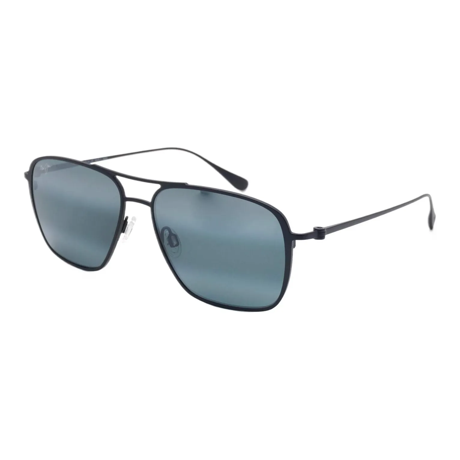 Maui Jim Titanium Aviator Sunglasses Steno Men's Black