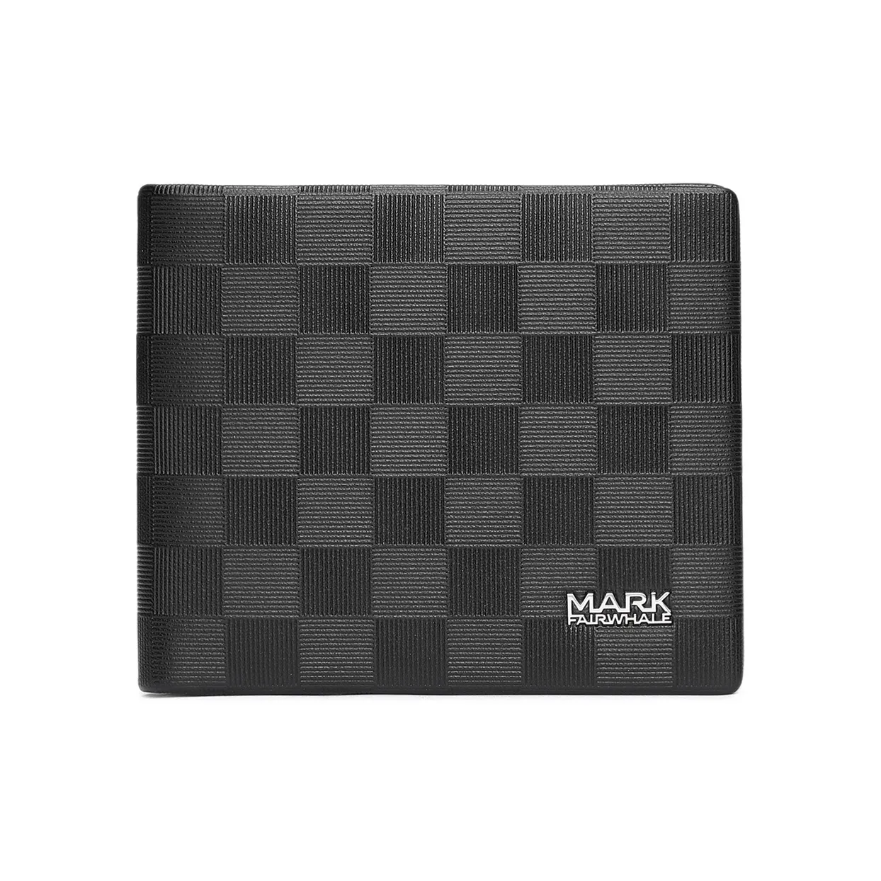 FAIRWHALE Кошелек из натуральной коровьей кожи держатель для карт мужской черный